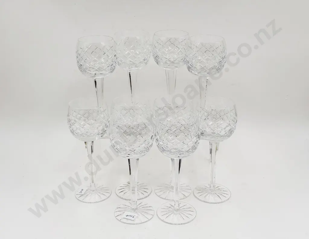 Ten Bohemia Crystal Goblets Image 1++