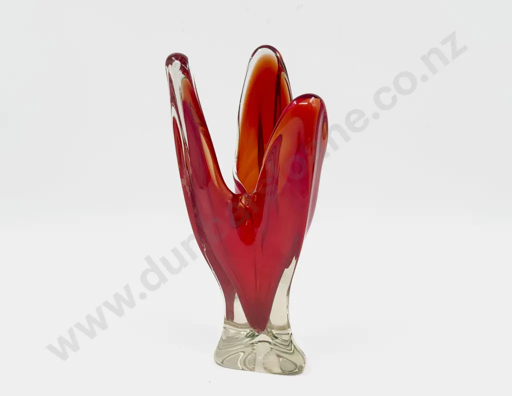 Murano Art Glass Vase Image 1++