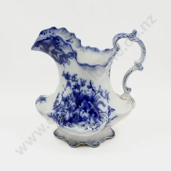 Vict Blue & White Toilet Jug