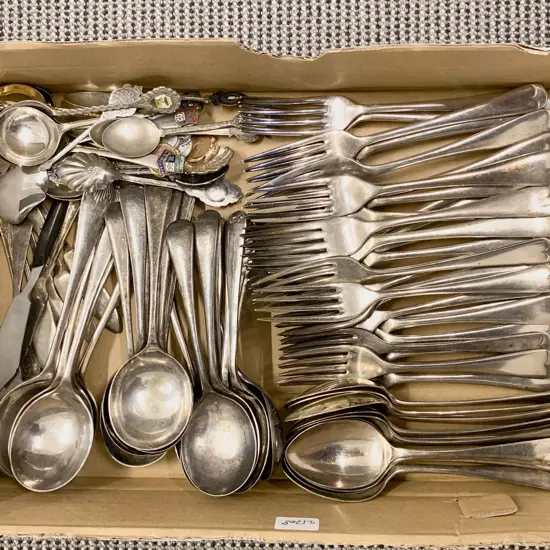 Box of Assorted S/P Cutlery