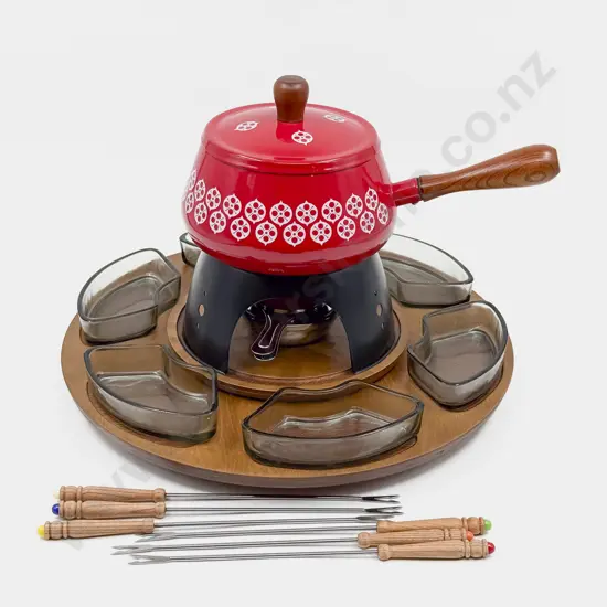 Boxed Vintage Fondue Set