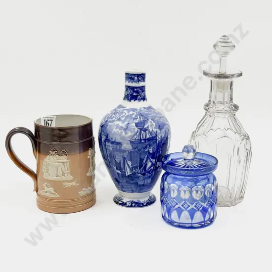 Small Quantity of Assorted Including Small Glass Decanter Etc