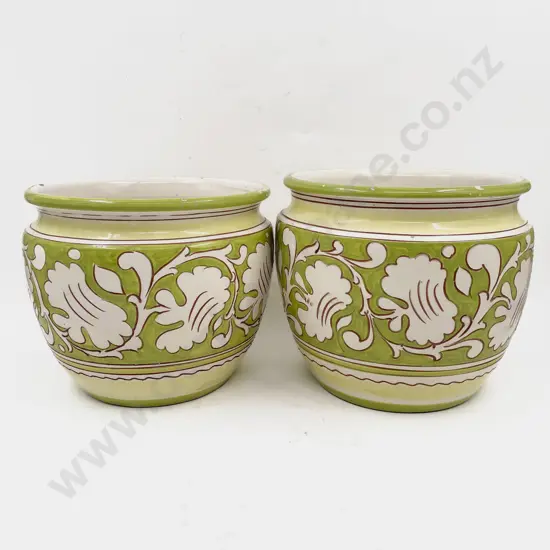 Near Pair of Italian Jardinieres