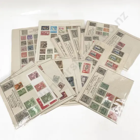 Pre-decimal Queen Victoria to EIIR assorted British Territories Stamps