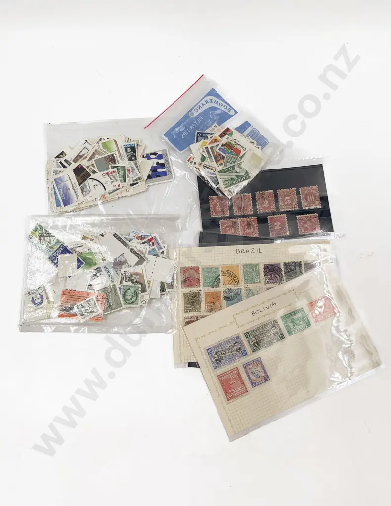 Vintage America's Stamps sorted mounted on sheets and semi-sorted loose Image 1++