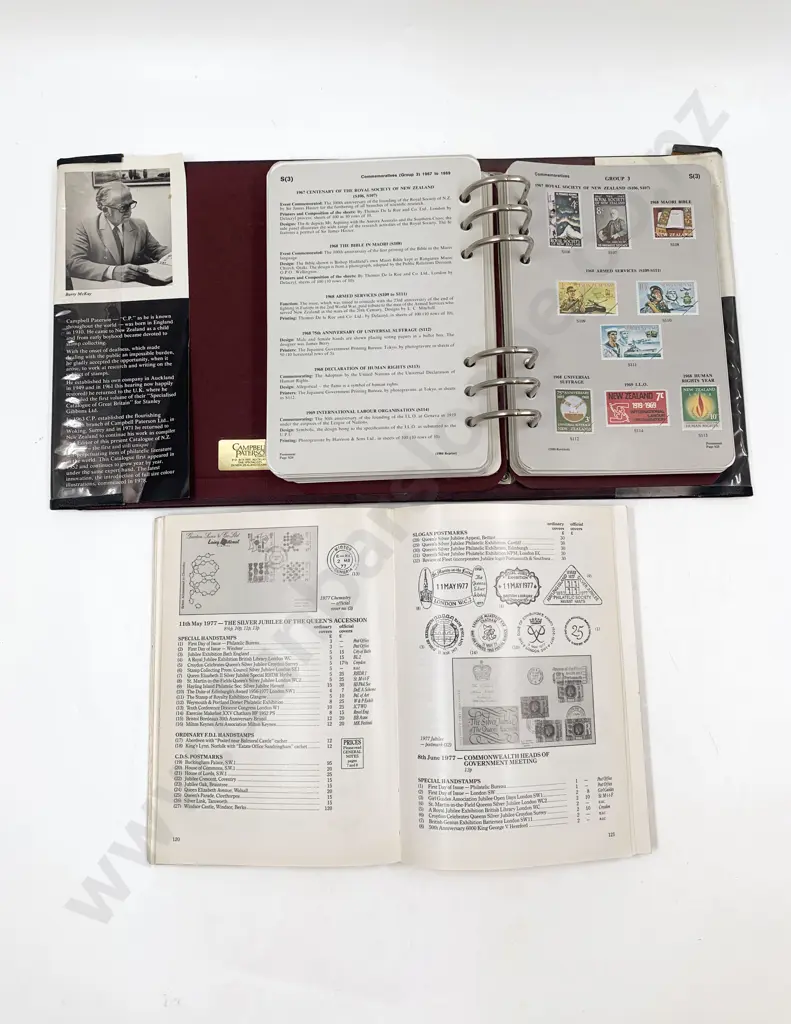 Campbell Paterson NZ Stamps Catalogue from 1855 & Collecting UK FDC's Image 1++