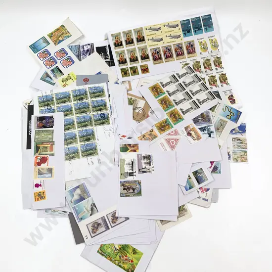 NZ Loose Sorted Stamps and Loose stamps on paper