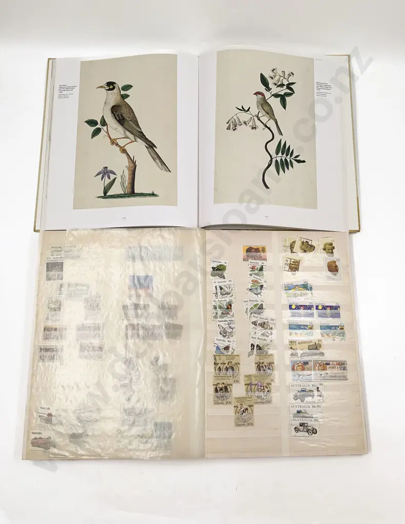 Australia Vintage Stock Album Loose Album Pages and First Fleet FDC's with Book Image 1++
