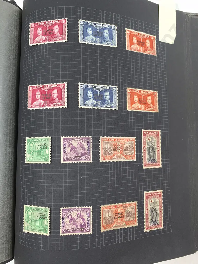 Album NZ Health Pictorials with UK Early Victoria and Some Commonwealth Image 1++