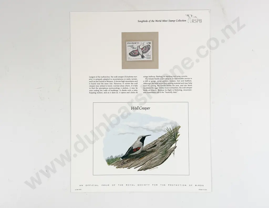 Part Collection Songbirds of the World Mint Stamp Collection with Pictorials Horse Racing Image 1++