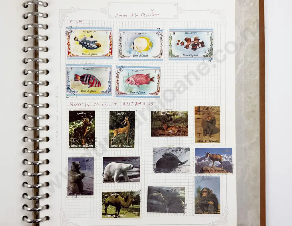 Four World Vintage Stamp Albums three with few stamps Image 1++