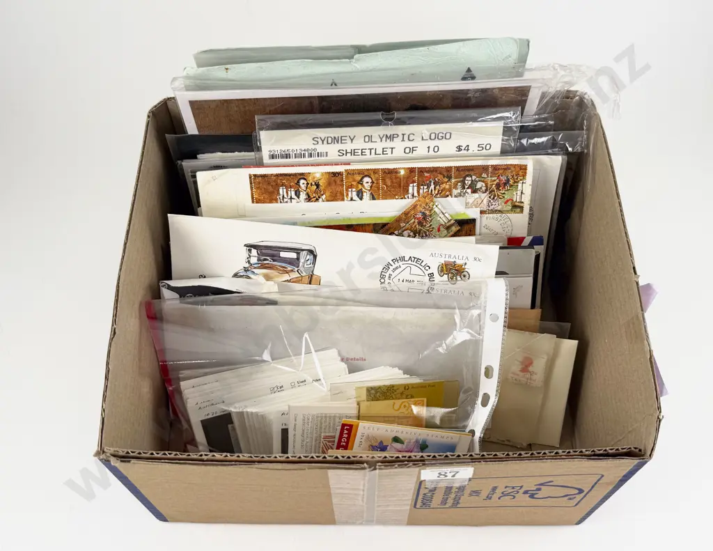 Australian Mixed Lot FDC's Postal Histories Loose and Sorted Mainly Decimal Image 1++