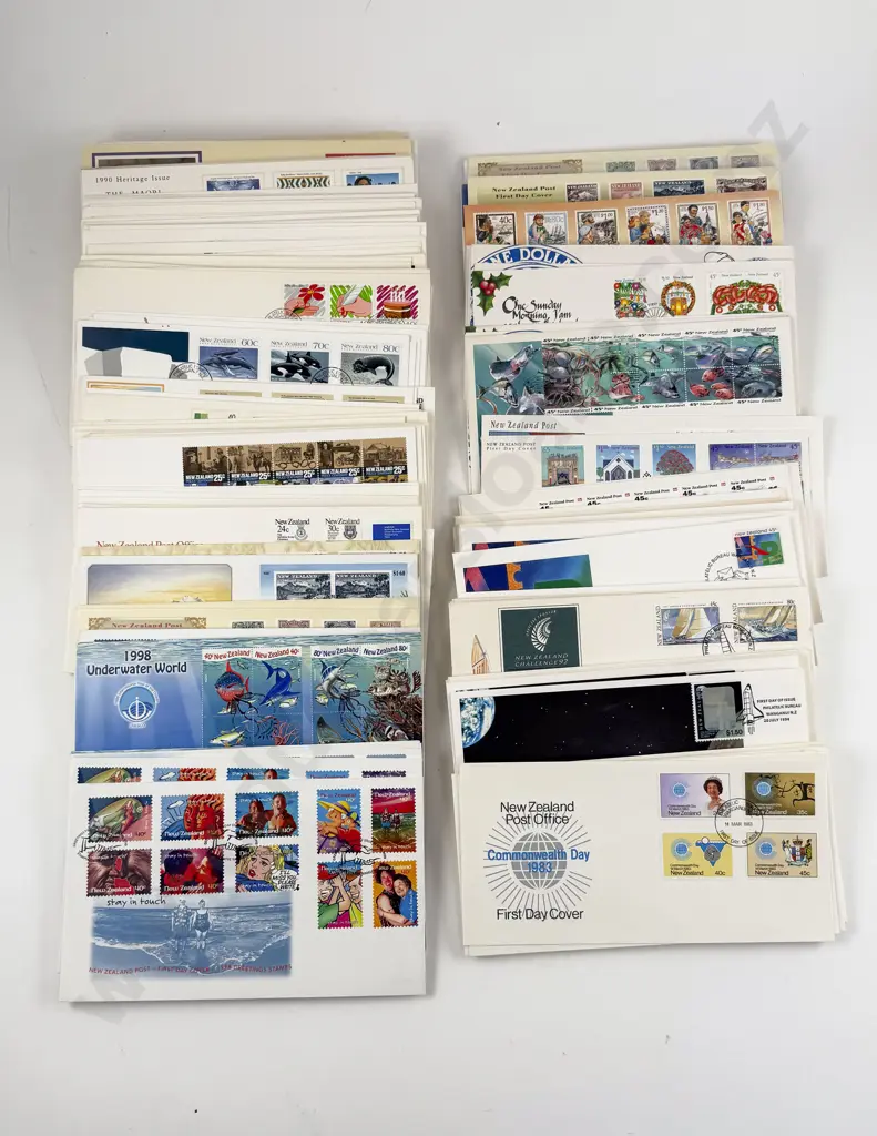 NZ Shoe Carton Qty Mainly Decimal FDC's Image 1++