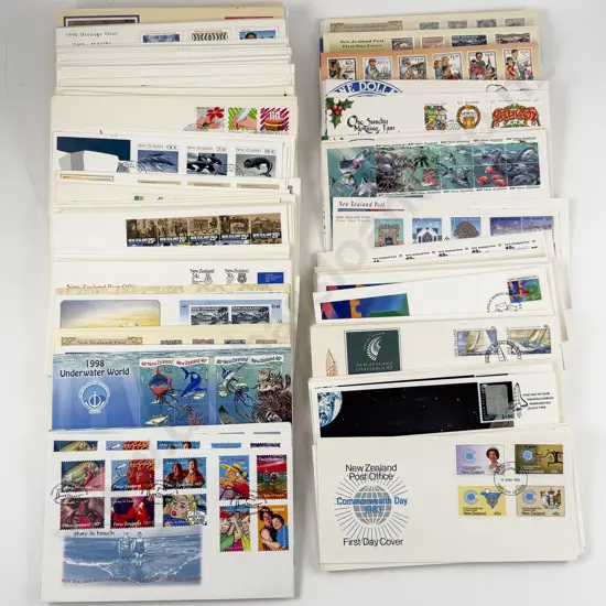 NZ Shoe Carton Qty Mainly Decimal FDC's