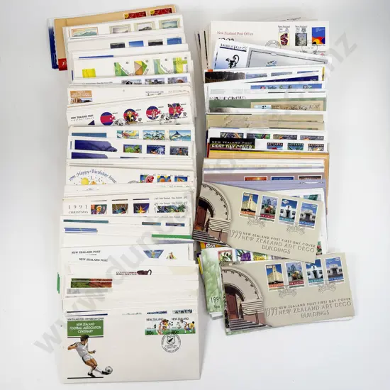 NZ Shoe Carton Qty Mainly Decimal FDC's