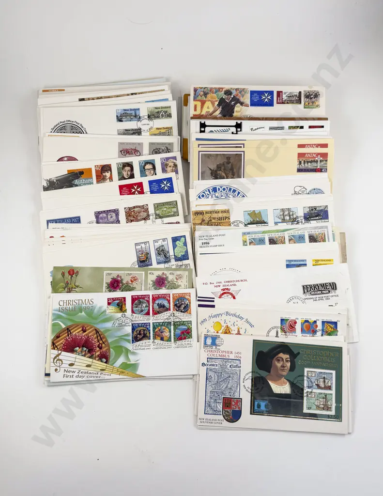 NZ Shoe Carton Qty Mainly Decimal FDC's Image 1++