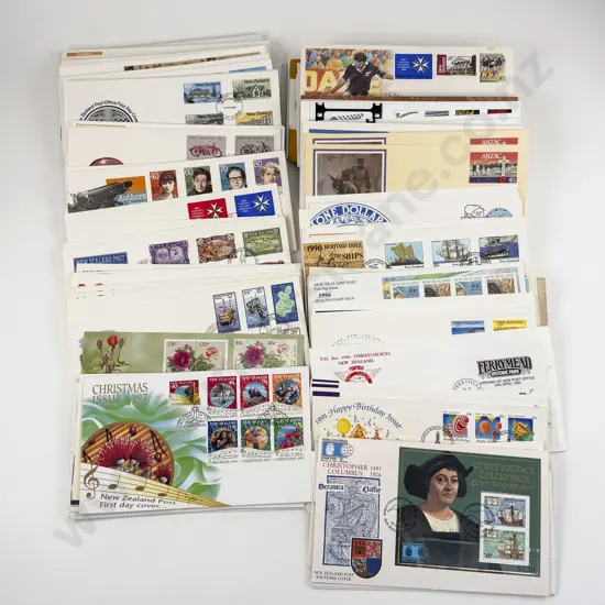 NZ Shoe Carton Qty Mainly Decimal FDC's