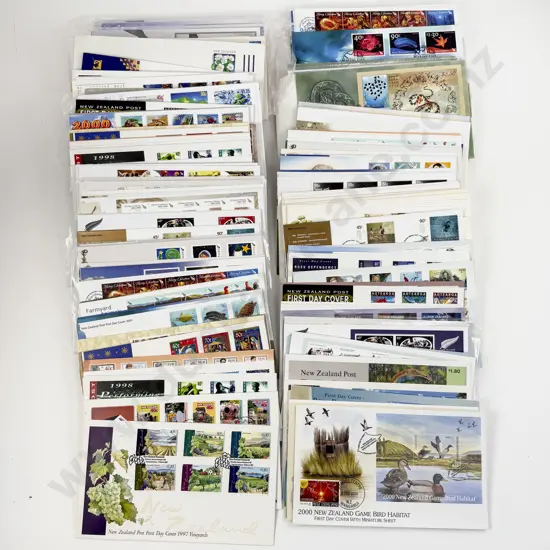 NZ Shoe Carton Qty Mainly Decimal FDC's