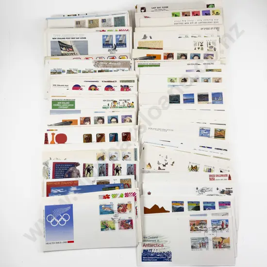 NZ Shoe Carton Qty Mainly Decimal FDC's