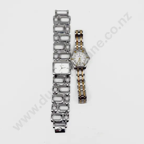 Two Pierre Cardin Quartz Stainless Steel Wrist Watches