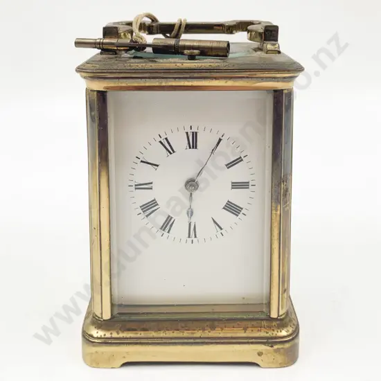French Brass Carriage Clock
