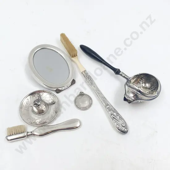 Small Quantity of Assorted Silver Accoutrements Etc