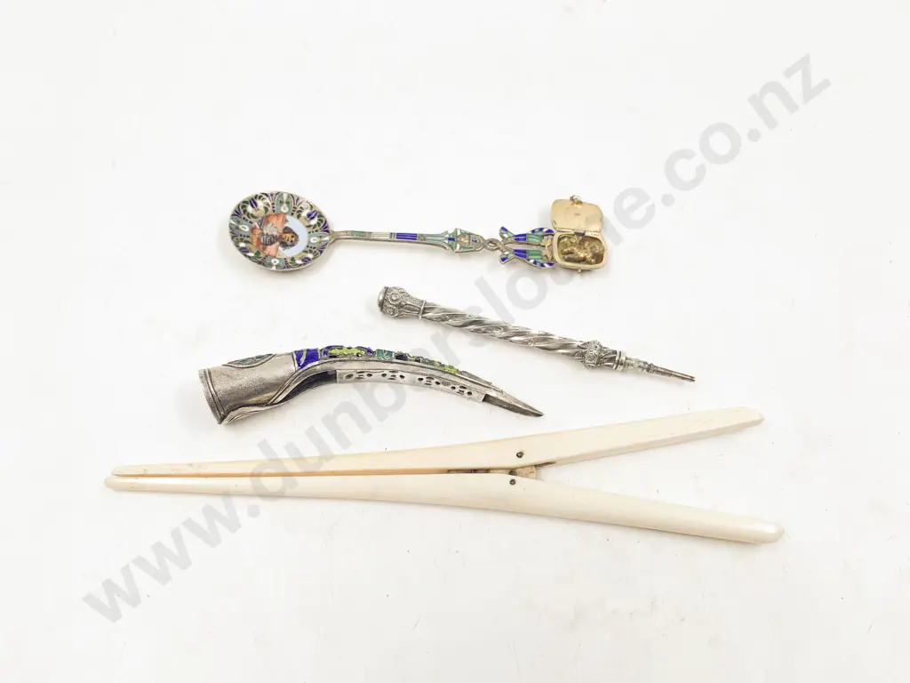 Small Quantity of Assorted Including Egyptian Style Silver Spoon Image 1++