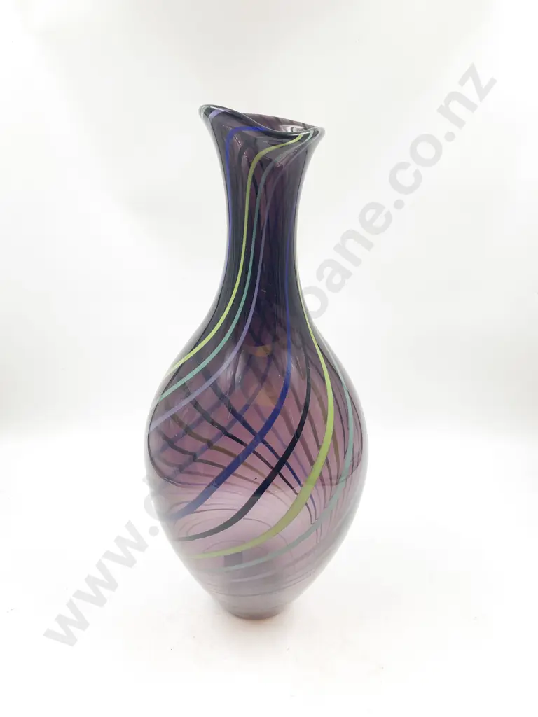 Large Hoglund Art Glass Vase Image 1++