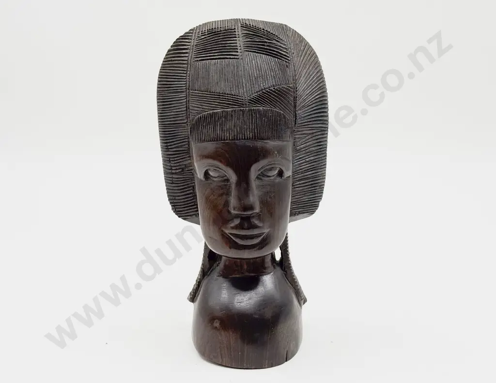 Carved Rosewood Bust Image 1++