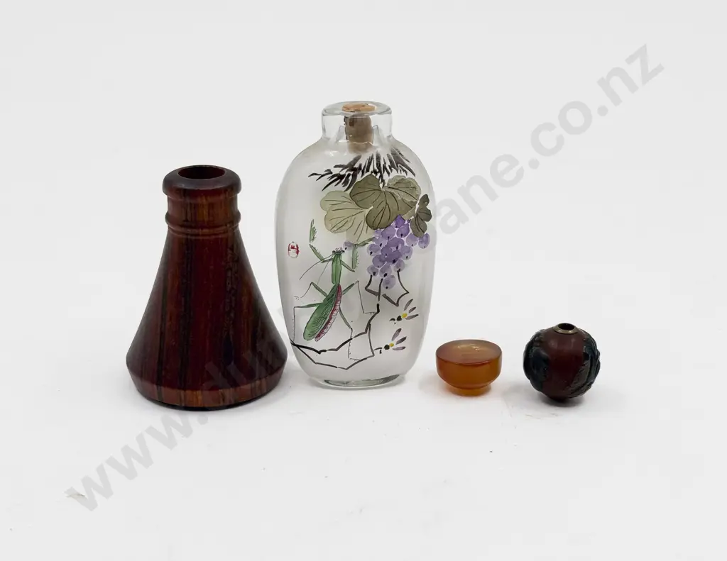 Reverse Painted Scent Bottle & Assorted Image 1++
