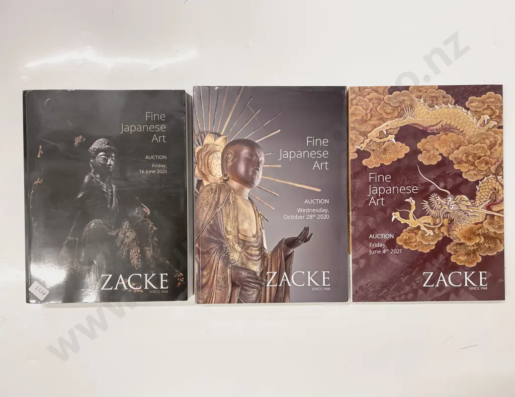 Three Fine Japanese Art Auction Catalogues Image 1++