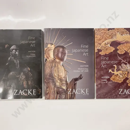 Three Fine Japanese Art Auction Catalogues