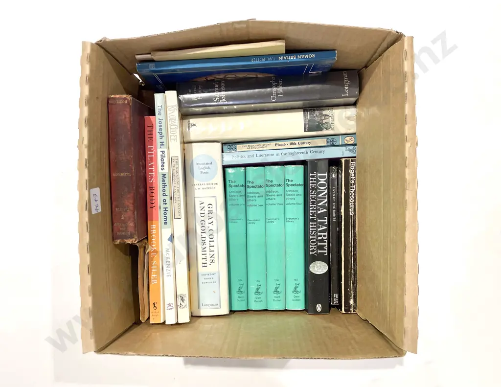 Box Quantity of Assorted Books Image 1++