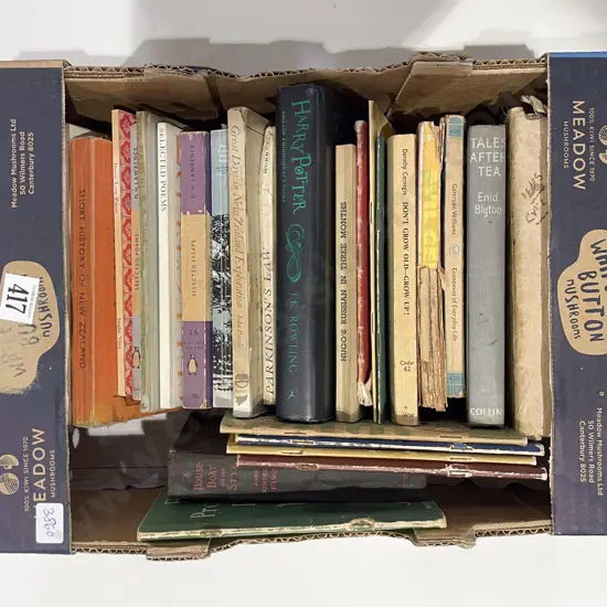 Box Quantity of Assorted Books Including Poetical Reference