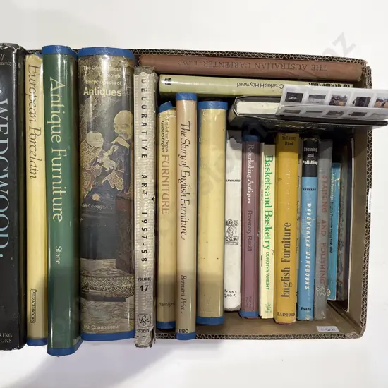 Box Quantity of Assorted Antique & Collectable Reference Volumes