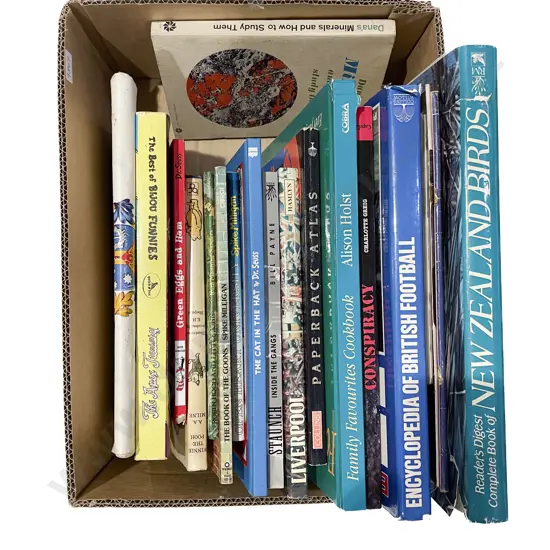 Box Quantity of Assorted Books