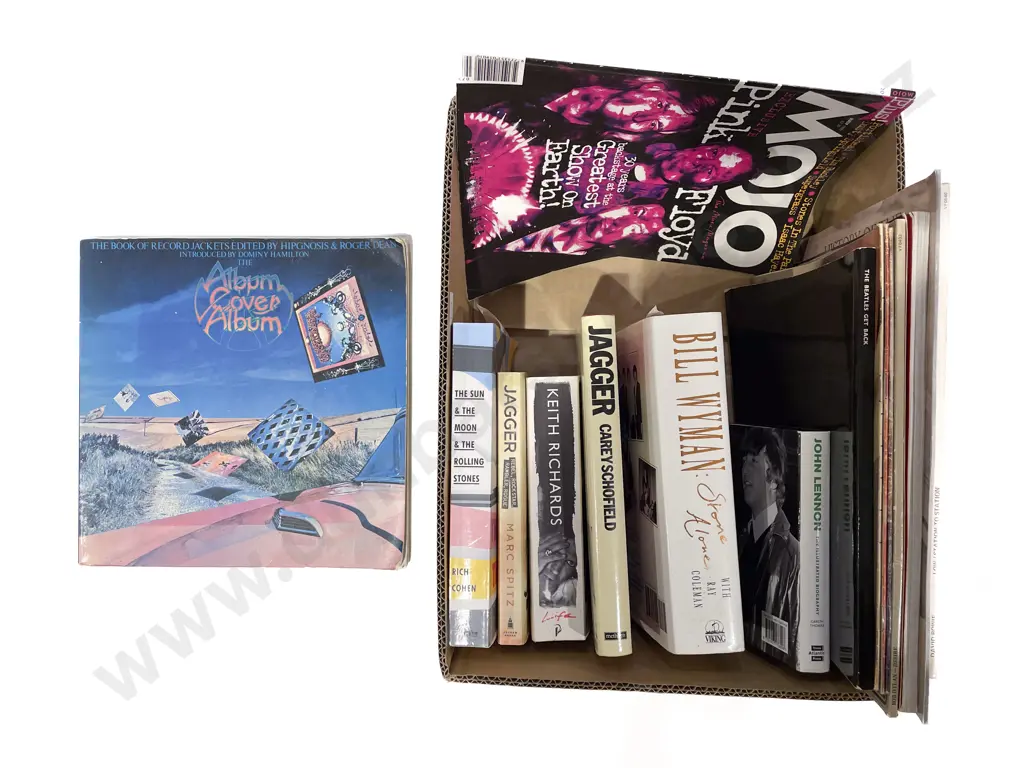 Box of Assorted Rock n Roll Autobiographies & Others Image 1++