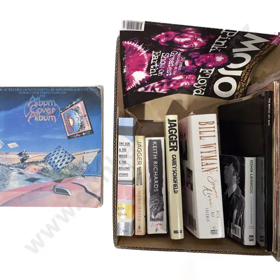 Box of Assorted Rock n Roll Autobiographies & Others