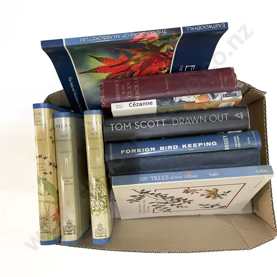 Box of Mostly NZ Botanical References & Others