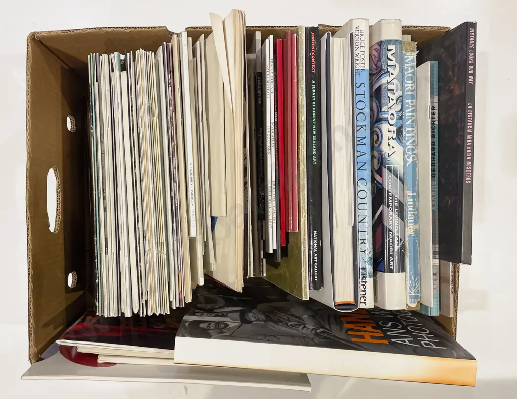 Box Quantity of Assorted Art Reference Etc Image 1++