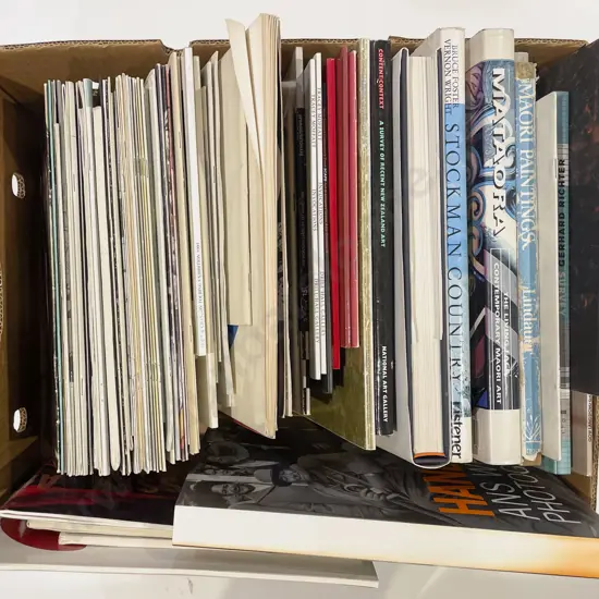 Box Quantity of Assorted Art Reference Etc