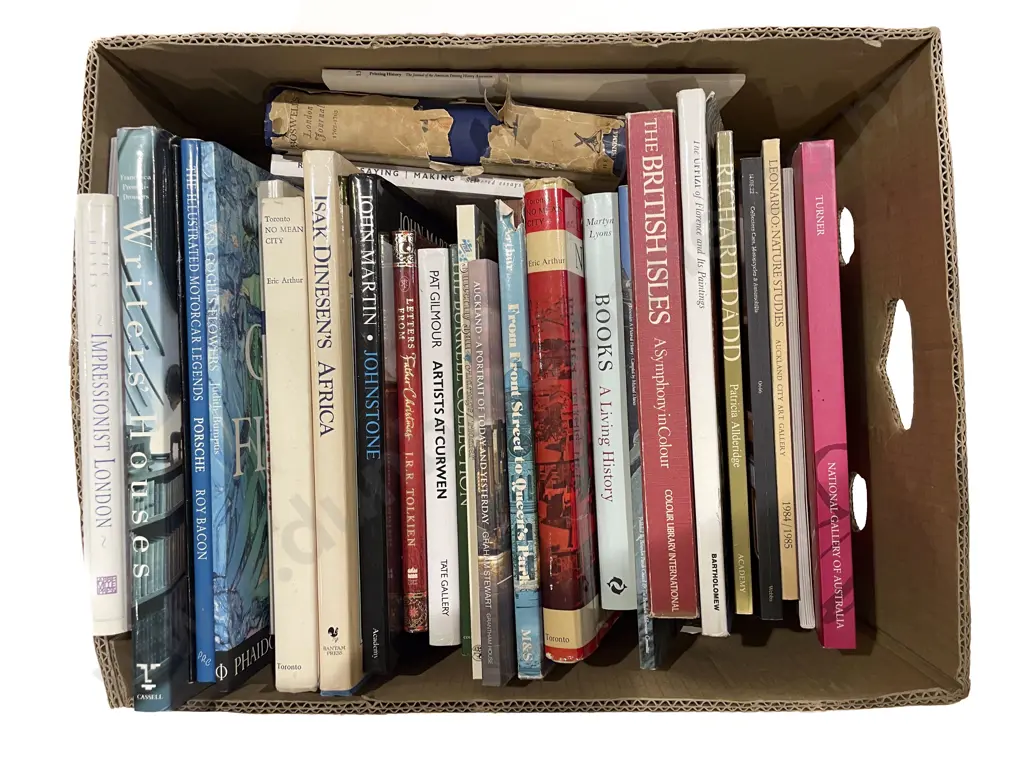 Box of Assorted Books Image 1++