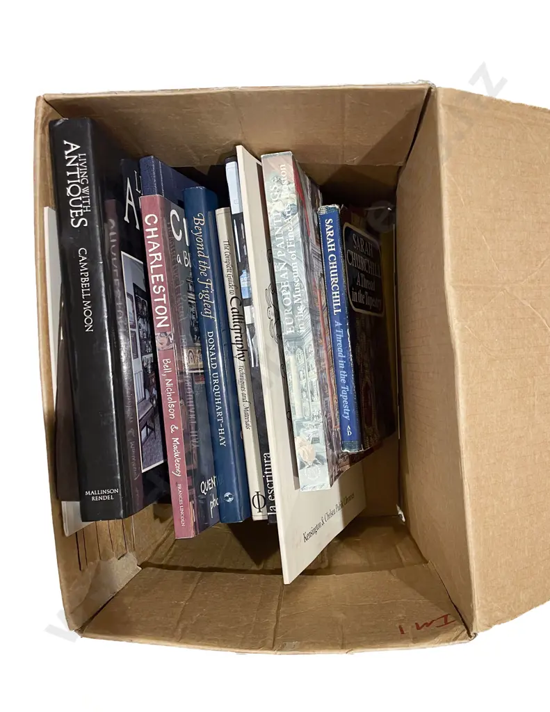 Box of Assorted Books Image 1++