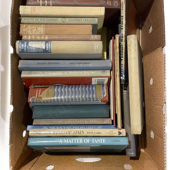 Box of Assorted Books