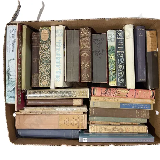 Box of Assorted Vintage Books