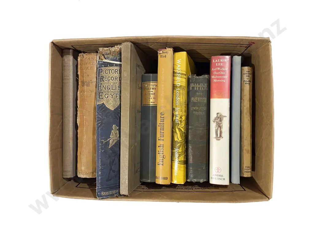 Box of Assorted Books Image 1++