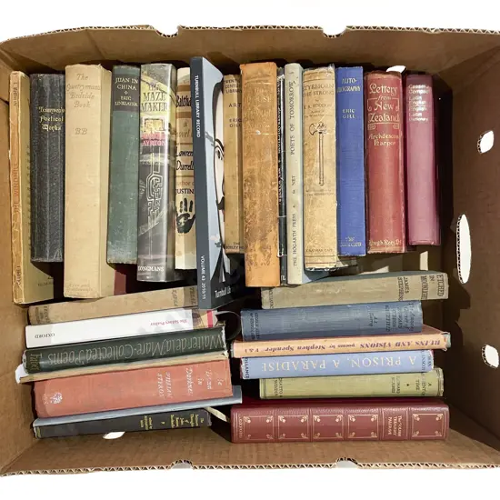 Box of Assorted Vintage Books