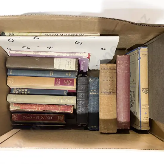 Box of Assorted Vintage Books