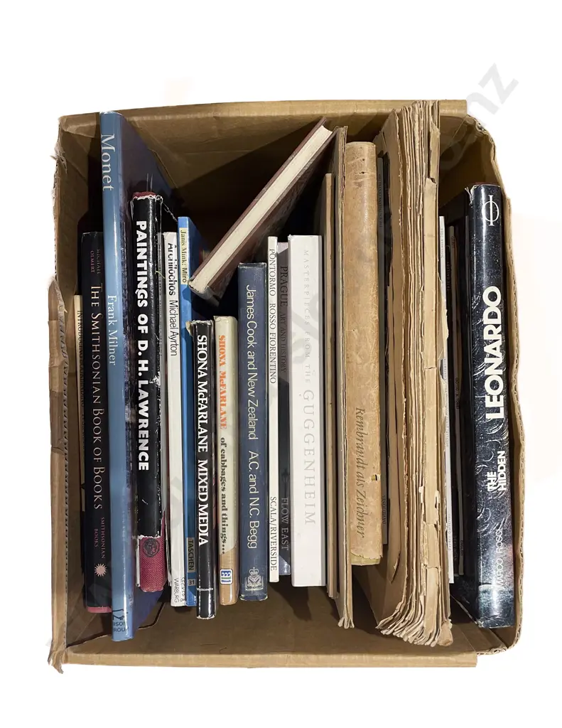 Box of Assorted Books Image 1++