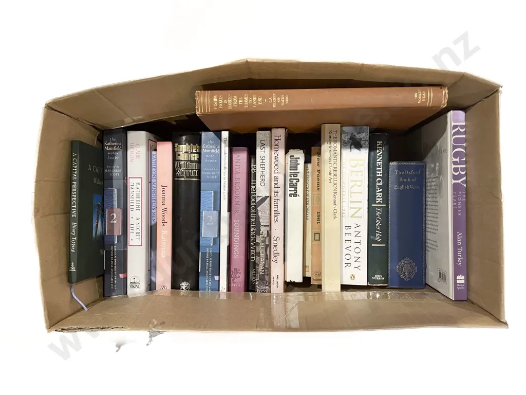 Box of Assorted Books Image 1++